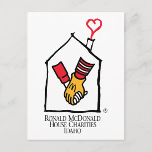 Ronald McDonald Händer Vykort