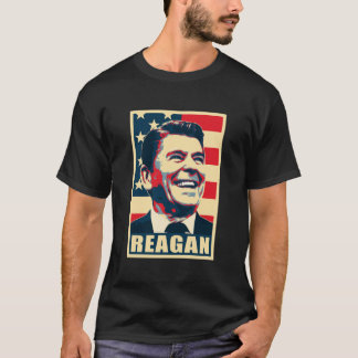 Ronald President Reagan Propaganda Poster pop Art T Shirt