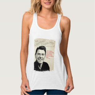 Ronald Reagan citationstecken Linne Med Racerback