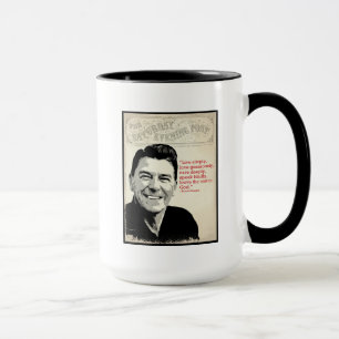 Ronald Reagan citationstecken Mugg