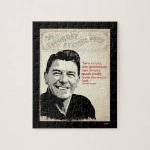 Ronald Reagan citationstecken Pussel