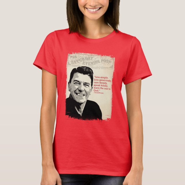 Ronald Reagan citationstecken Tröja (Framsida)