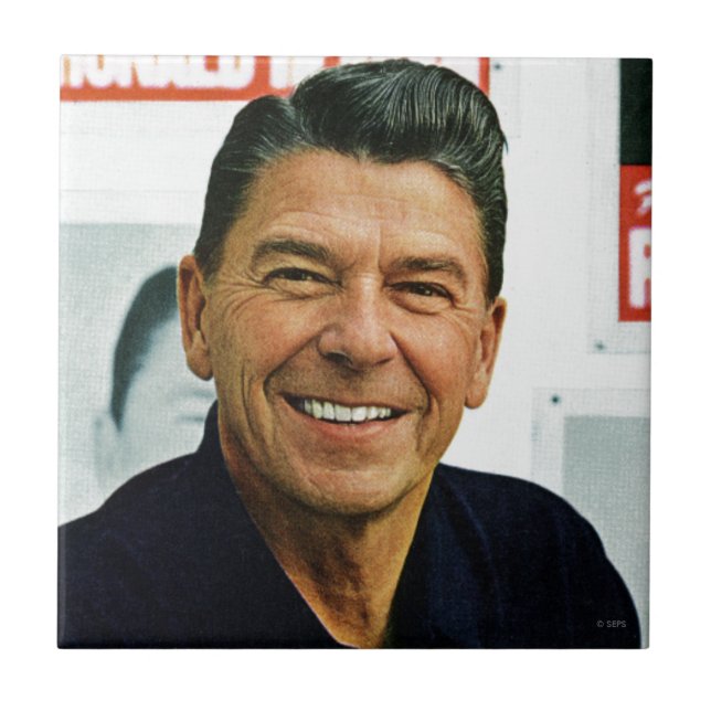 Ronald Reagan Kakelplatta (Framsidan)