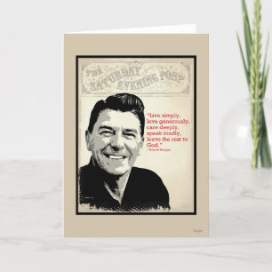 Ronald Reagan Quote Kort