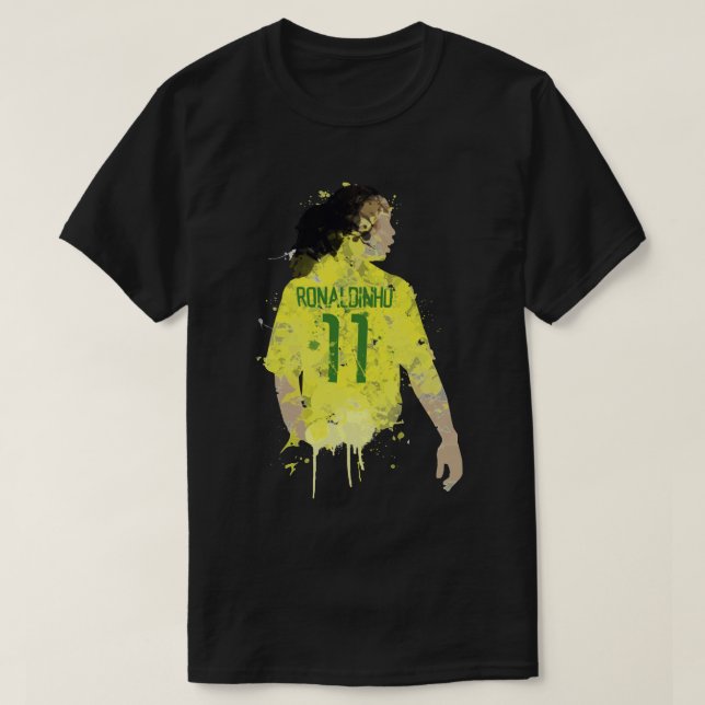 Ronaldinho Brasilien Legend Art Classic T Shirt (Design framsida)