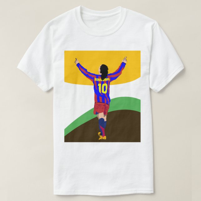 Ronaldinho wpap popkonst  t shirt (Design framsida)