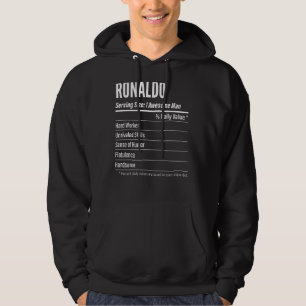 Ronaldo betjänar Storleka kalorier för näringsvärd Hoodie
