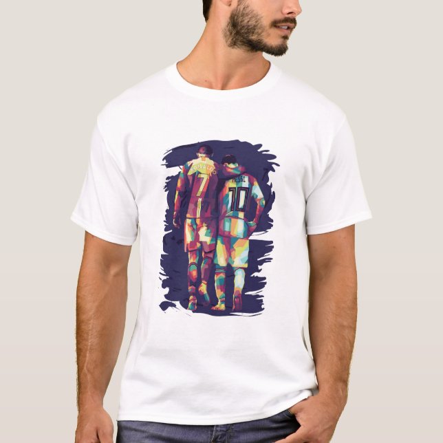 ronaldo messi t shirt (Framsida)