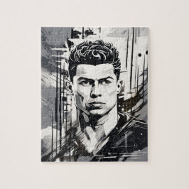 Ronaldo teckning pussel