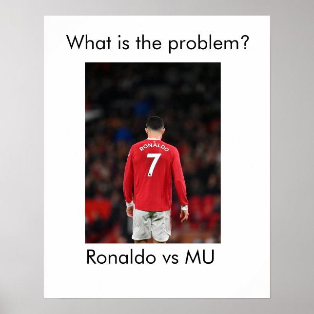 Ronaldo vs MU Poster (Framsidan)