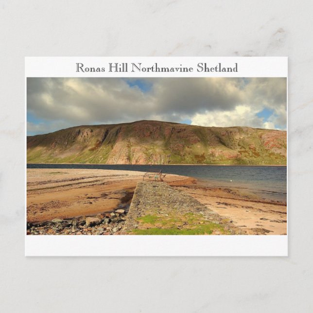 RonasHill, Ronas Backe Northmavine Shetland Vykort (Framsida)