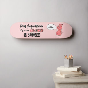 Ronchon le cochon mini skateboard bräda 18,5 cm