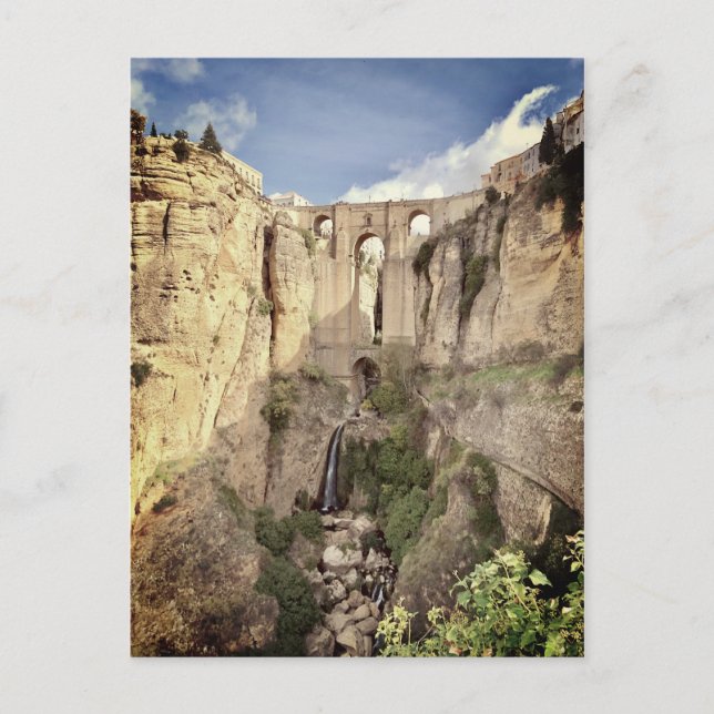 Ronda Bridge Spanien Bröllopsduschspel Postkort Vykort (Framsida)