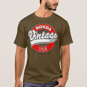 Ronda Spain vintage logotyp T Shirt