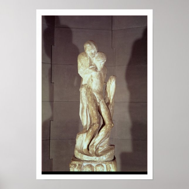 Rondanini Pieta, 1564 (marmor) (se även 55601) Poster (Framsidan)
