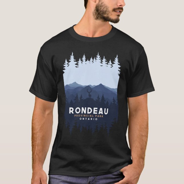 Rondeau Provincial Park Ontario Canada Mountain An T Shirt (Framsida)