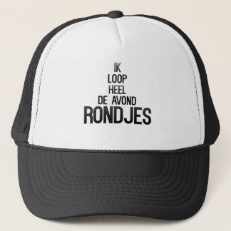 Rondjes lopen truckerkeps