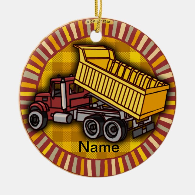 Rondo dumper julgransprydnad keramik (Framsidan)