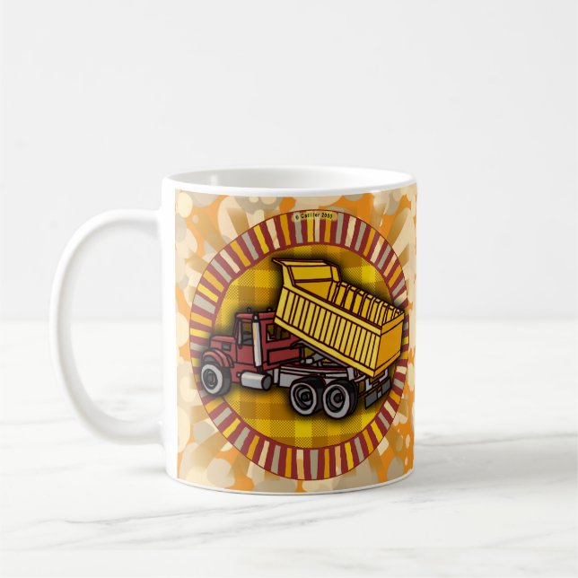 Rondo Dumper Lastbil Mug Kaffemugg (Vänster)