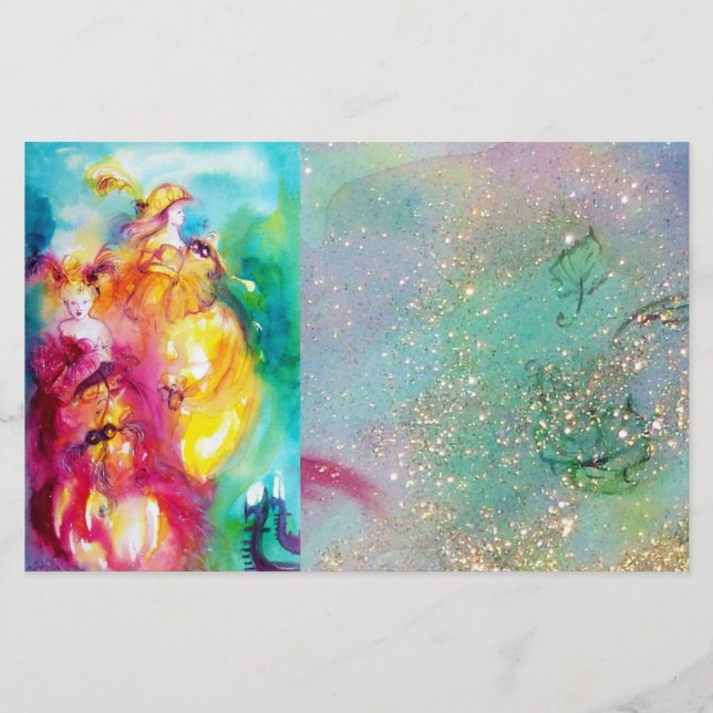 RONDO IN LAGOON / Venetian MasqueraBoll Brevpapper (Framsida)