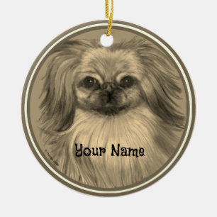 Rondo Pekingese hund ornament