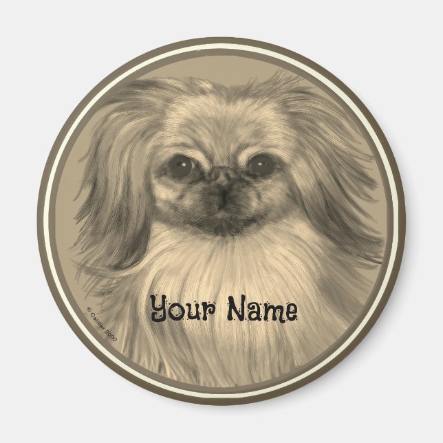 Rondo Pekingeserhund magnet (Framsidan)