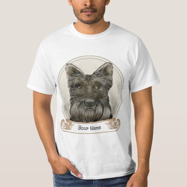 Rondo Scottish Terrier T Shirt (Framsida)