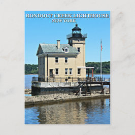 Rondout Bäck fyr, New York-vykort Vykort
