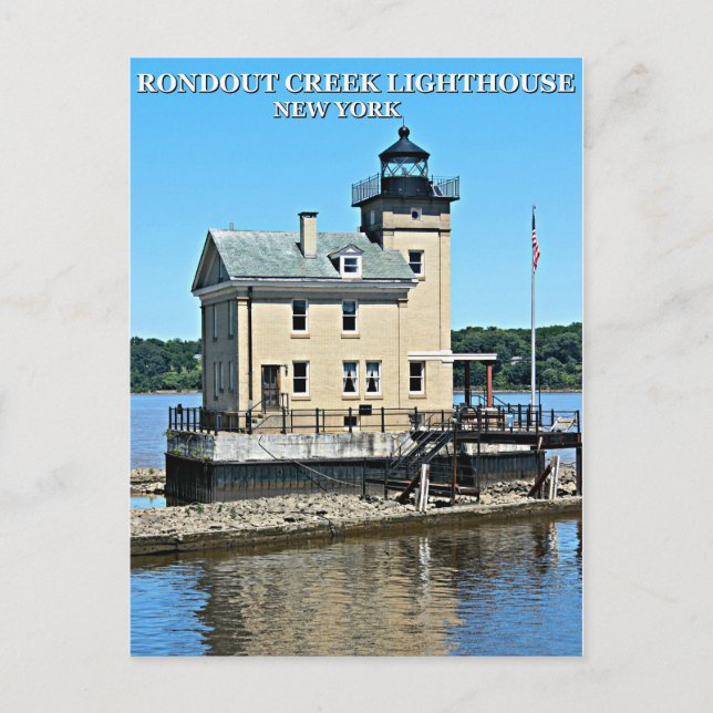 Rondout Creek Lighthouse, New York vykort (Framsida)