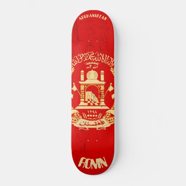 RONIN Afghanistan Apex Pro Flagga Skateboard Deck (Framsida)