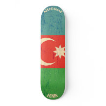 RONIN Azerbajdzjan Apex Pro Flagga Skateboard Deck