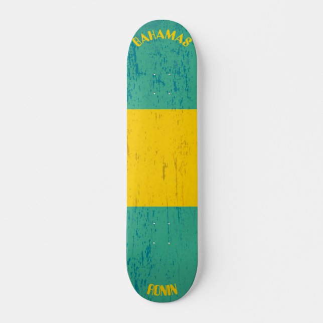 RONIN Bahamas Apex Pro Flagga Skateboard Deck (Framsida)