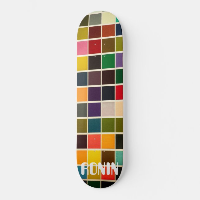 RONIN BRAND Retro Chaos Board Skateboard Deck (Framsida)