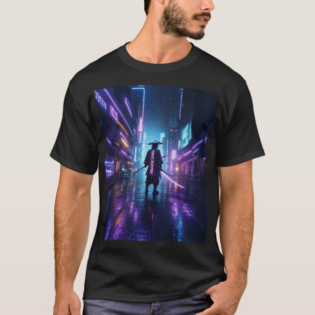 Ronin da Lâmina Neon T Shirt (Framsida)