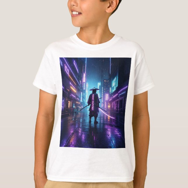 Ronin da Lâmina Neon T Shirt (Framsida)