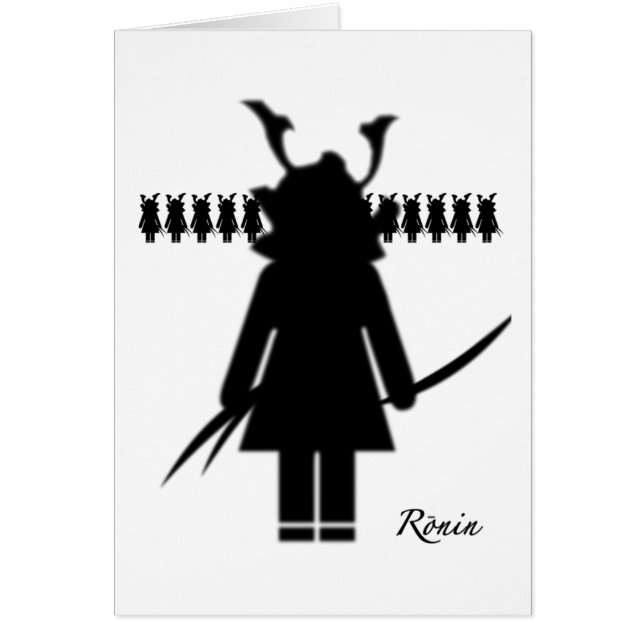 Ronin Hälsningskort (Framsidan)