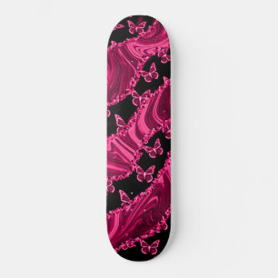 RONIN Rosa Butterfly Silke Skateboard