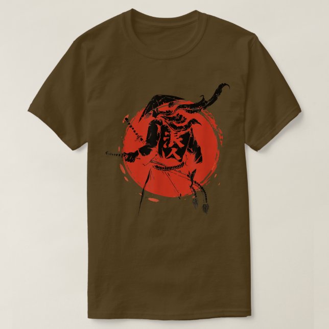 Ronin Samurai Warrior Alla hjärtans dag Gift T Shirt (Design framsida)
