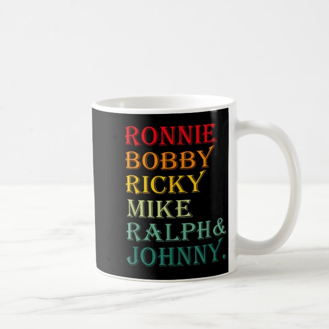 Ronnie Bobby Ricky Mike Ralph And Johnny  Kaffemugg (Höger)