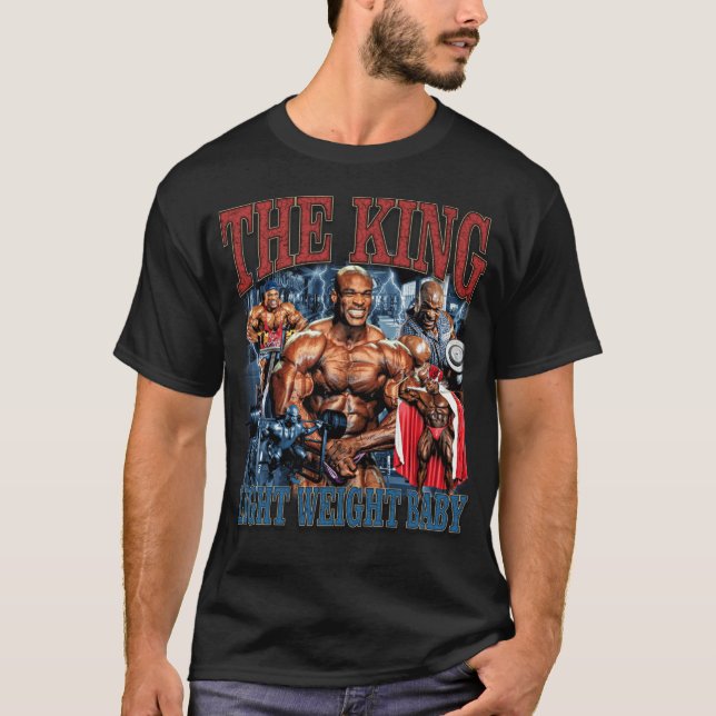 Ronnie Colemanhe King Light Weight Ba girl retro T Shirt (Framsida)