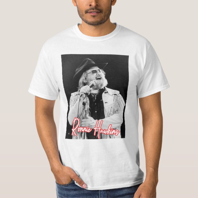 Ronnie hawkins retro t shirt (Framsida)