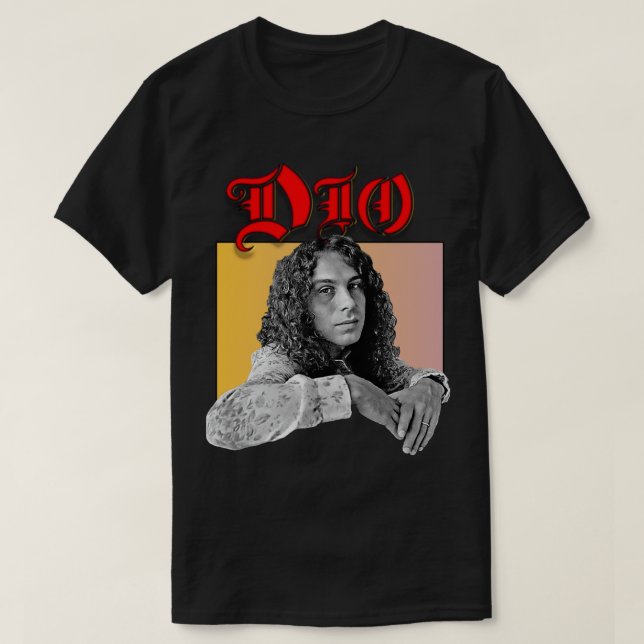Ronnie James Dio T Shirt (Design framsida)