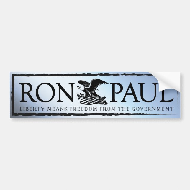 RonPaul2012 Bildekal (Framsidan)