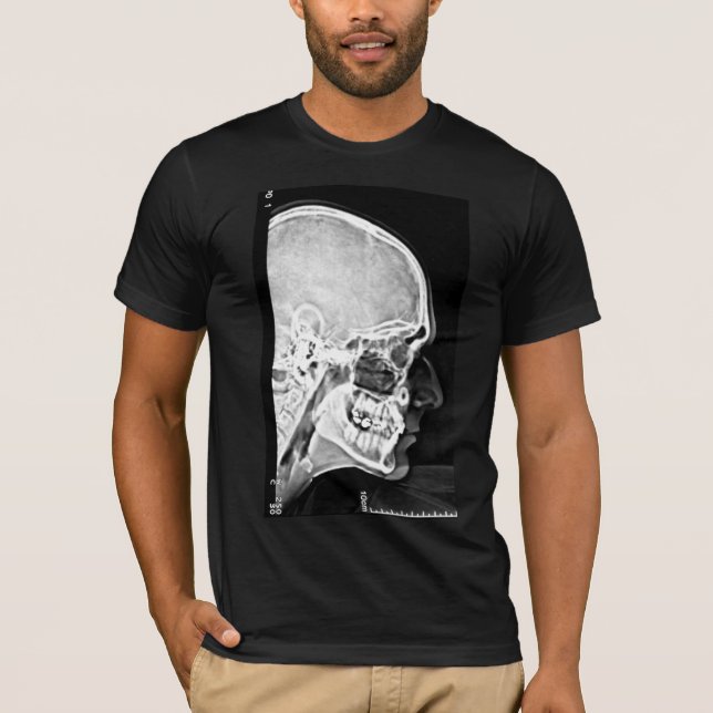 Röntga den Head T-tröja T Shirt (Framsida)