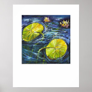 Röntga täcker konst - Renal Lilypads av L. Raine Poster