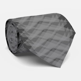 Röntgen Grå På Svart Taggig Modern Abstrakt Design Slips