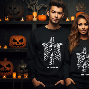 Röntgen Rib Cage Funny Halloween Customize T Shirt