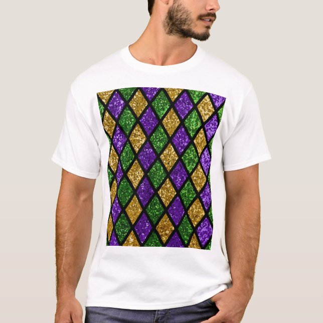 Röntgendiamanter, festlig bakgrund t shirt (Framsida)