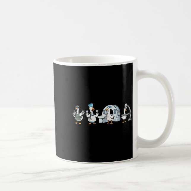 Röntgeningenjör Goose Radiologi Röntgen Röntgen Kaffemugg (Höger)