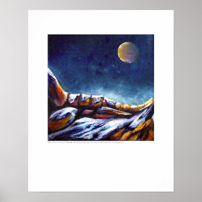 Röntgenskydd - Foot av Moonlit Mountain - Rainey Poster (Framsidan)